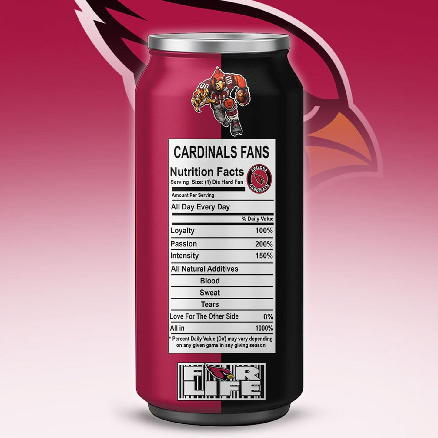 ARI x NFL Monster Energy Tumbler Gift for Fans DATND TANTD