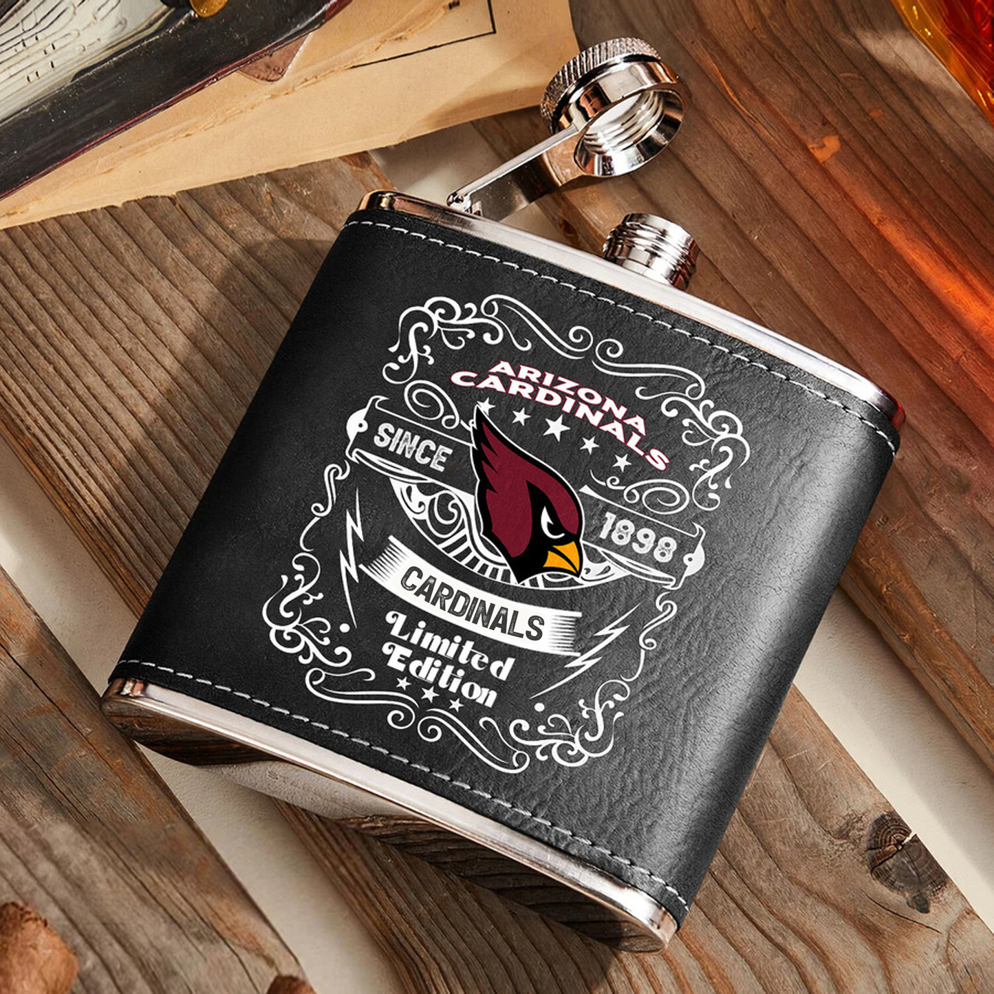 ARI  x NFL Stainless Steel Flask DatND ThuongNH