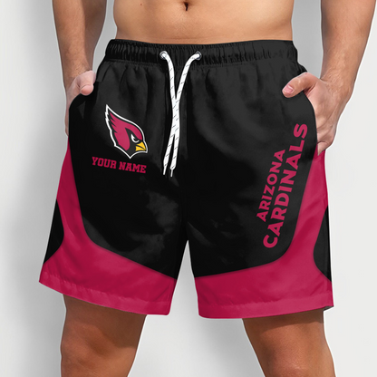 ARI x NFL Team Special Short Pants For Men Custom Name Gifts DATND TANTD25
