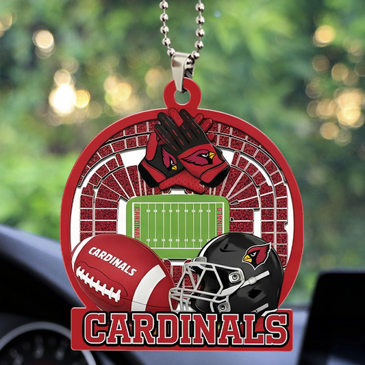 ARIZONA CARDINALS ORNAMENT CAR NDT