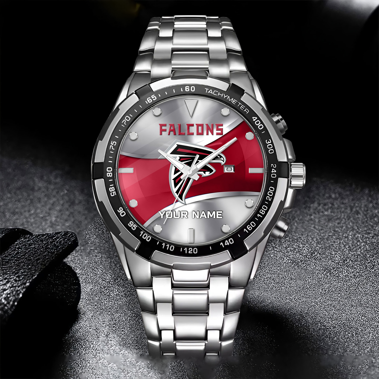 ATL x NFL Alloy Men Quartz Watch - Custom Name DATND TANTD