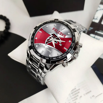 ATL x NFL Alloy Men Quartz Watch - Custom Name DATND TANTD