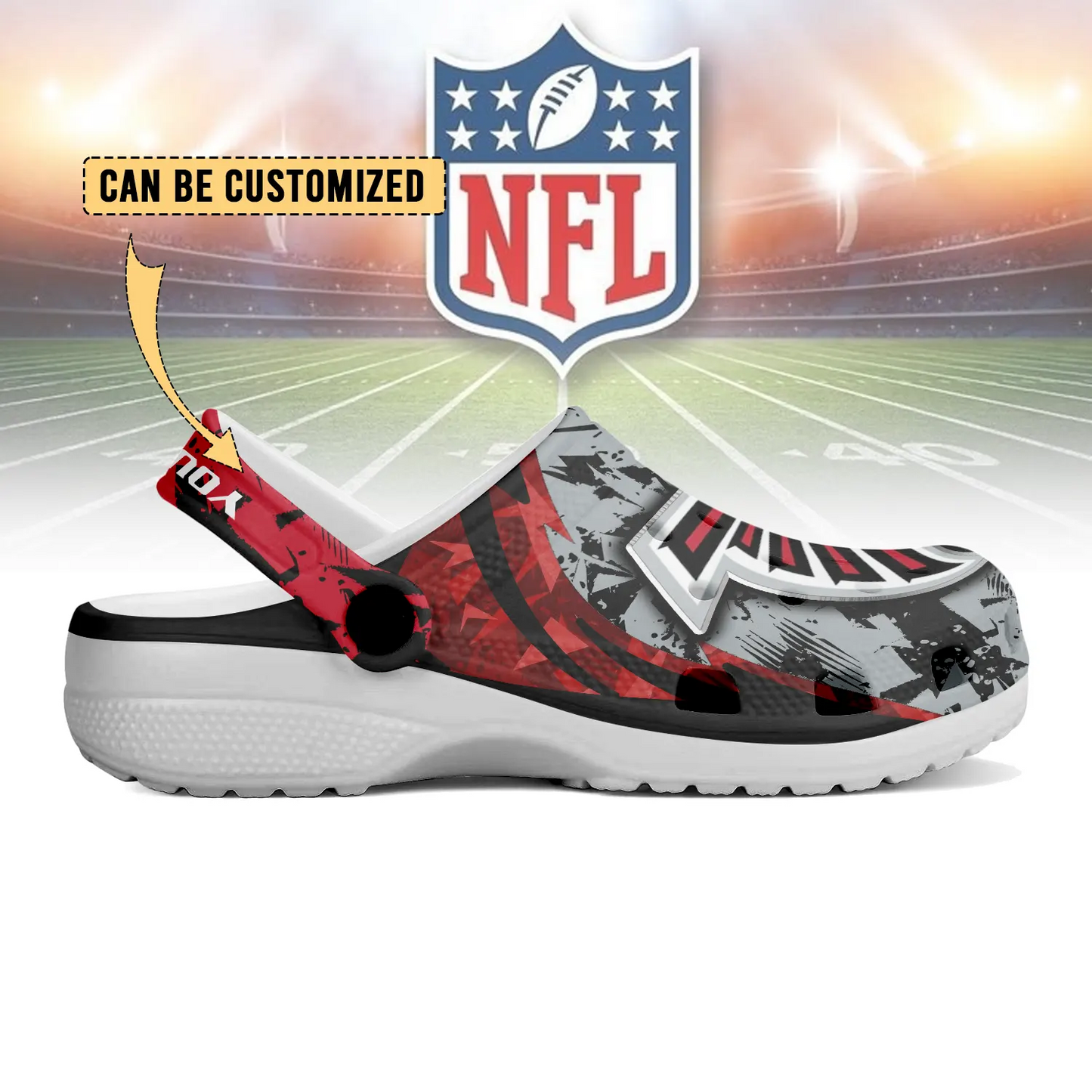 ATL x NFL Crocs Crocband Clogs Shoes DatND DVT