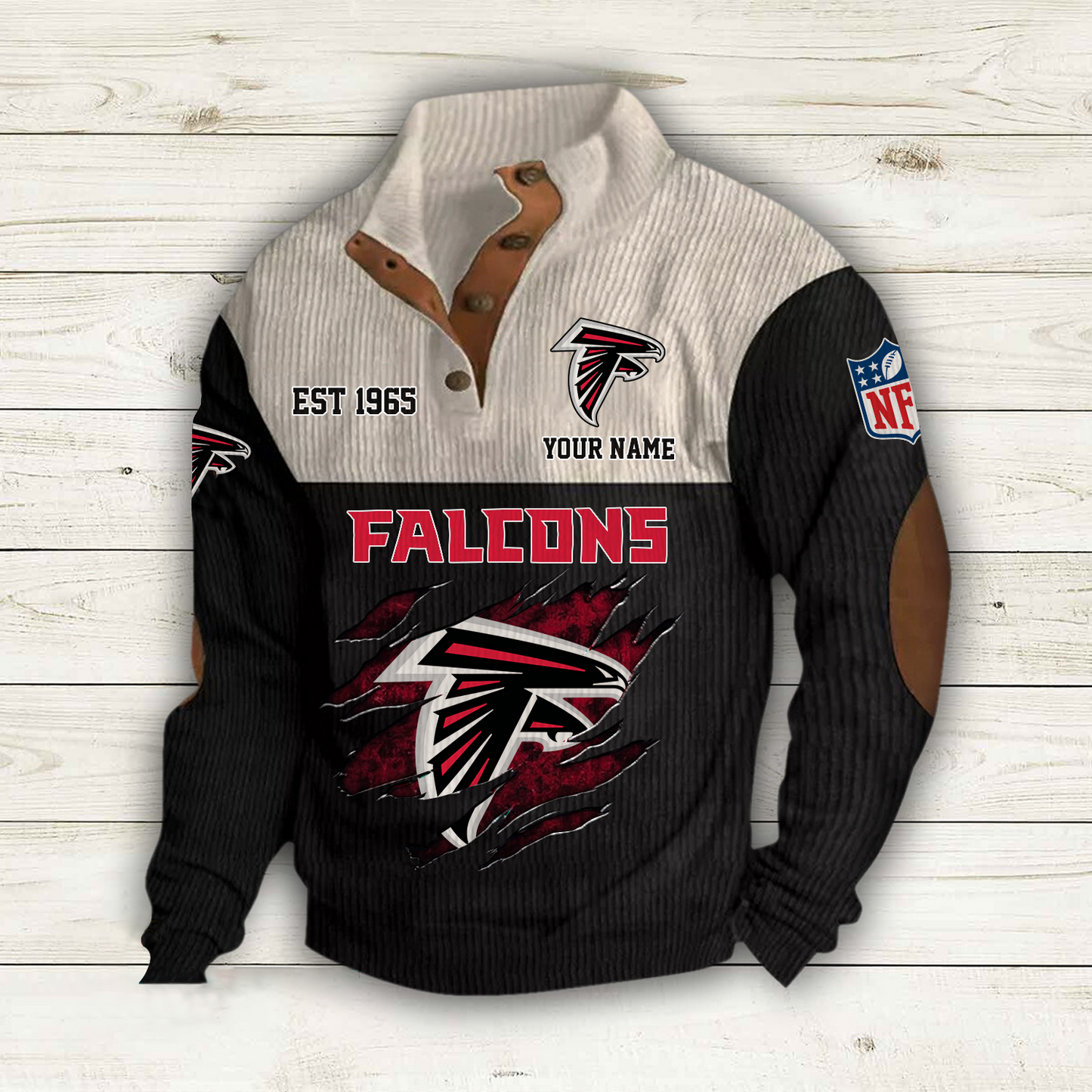 ATL x NFL Custom Name Sport Sweatshirt DatND DVT