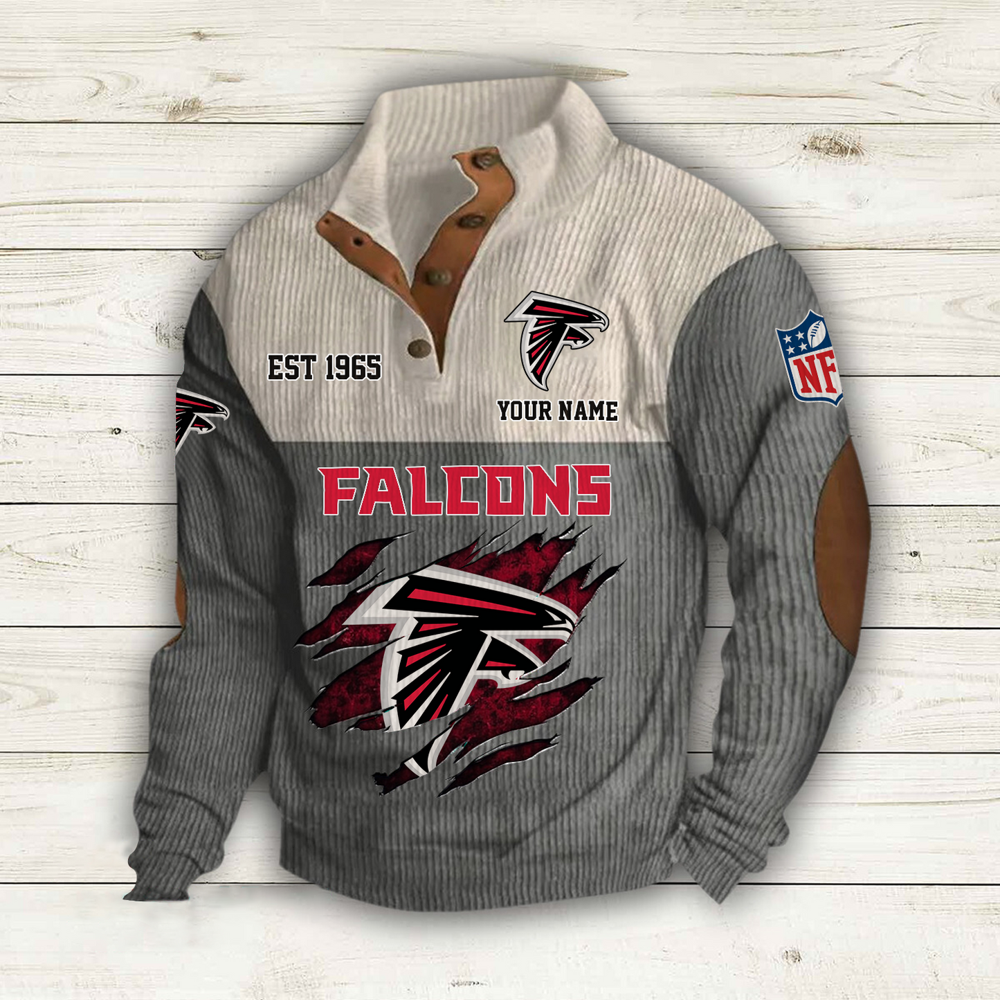 ATL x NFL Custom Name Sport Sweatshirt DatND DVT
