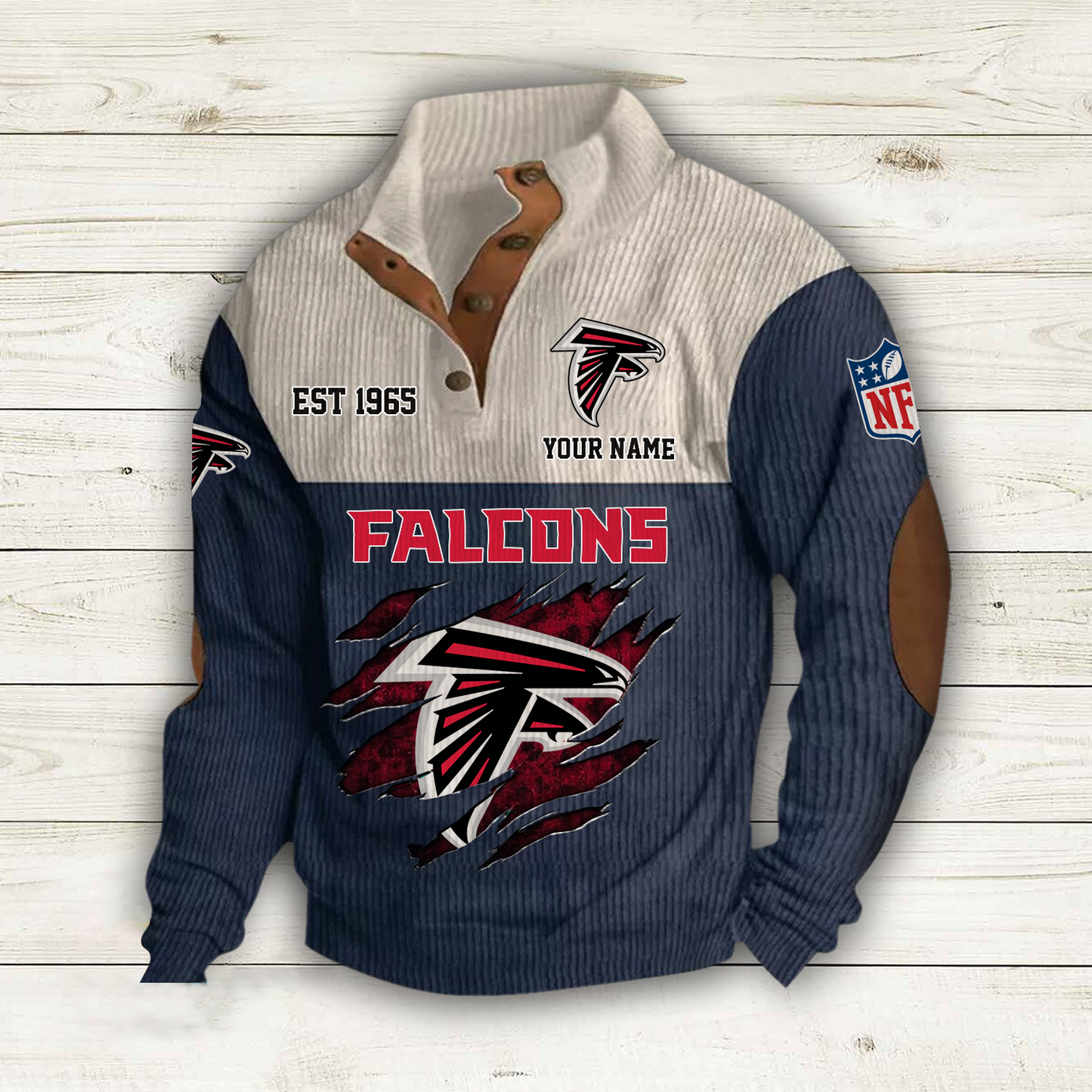ATL x NFL Custom Name Sport Sweatshirt DatND DVT