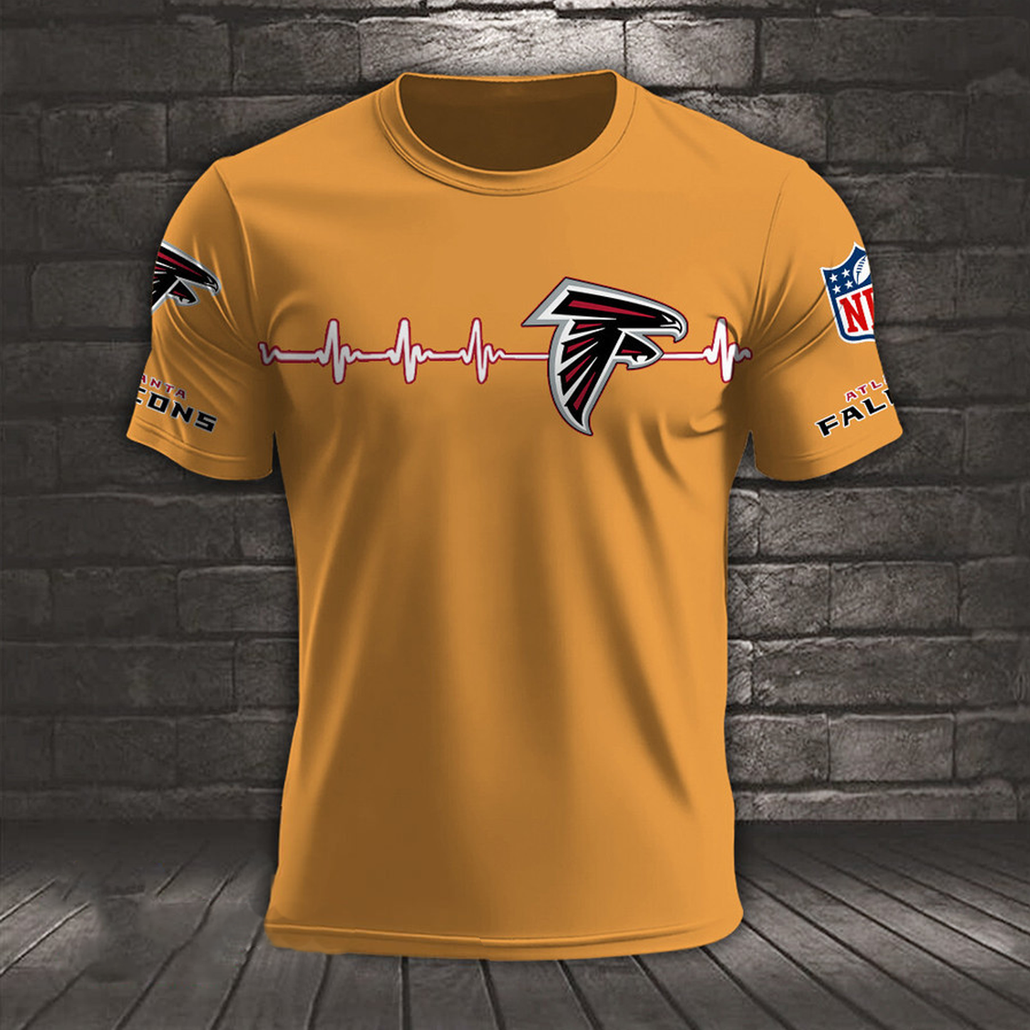 ATL x NFL Heart Rate Map Special 3D Shirt DatND ThuongNH