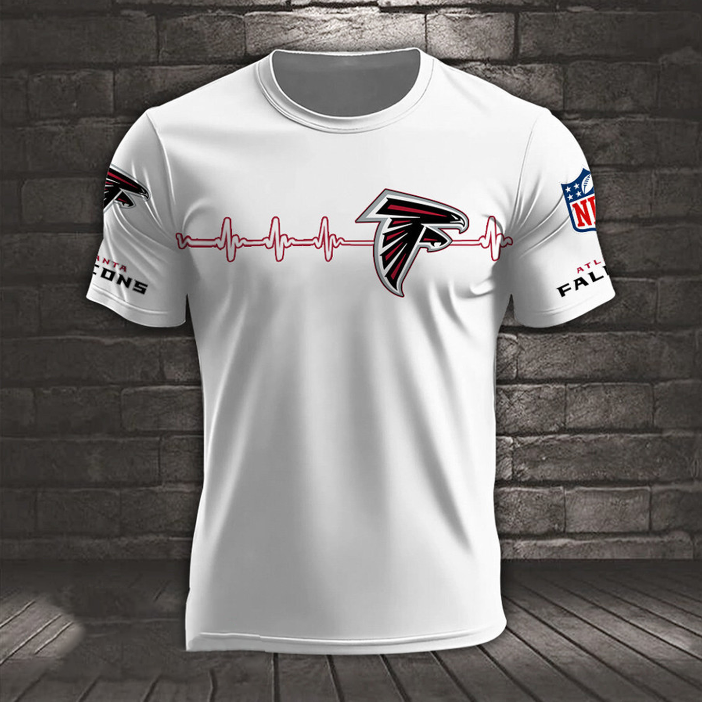 ATL x NFL Heart Rate Map Special 3D Shirt DatND ThuongNH