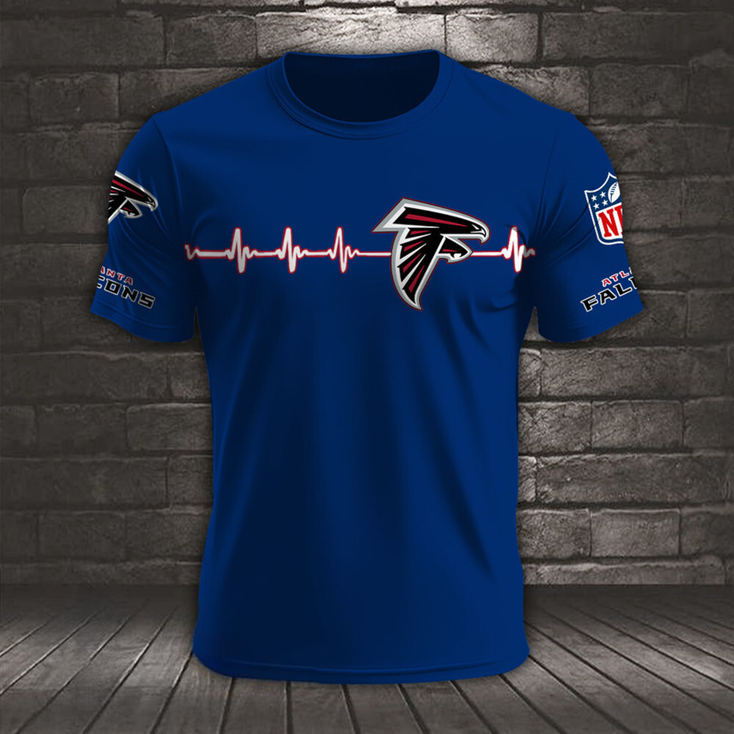 ATL x NFL Heart Rate Map Special 3D Shirt DatND ThuongNH
