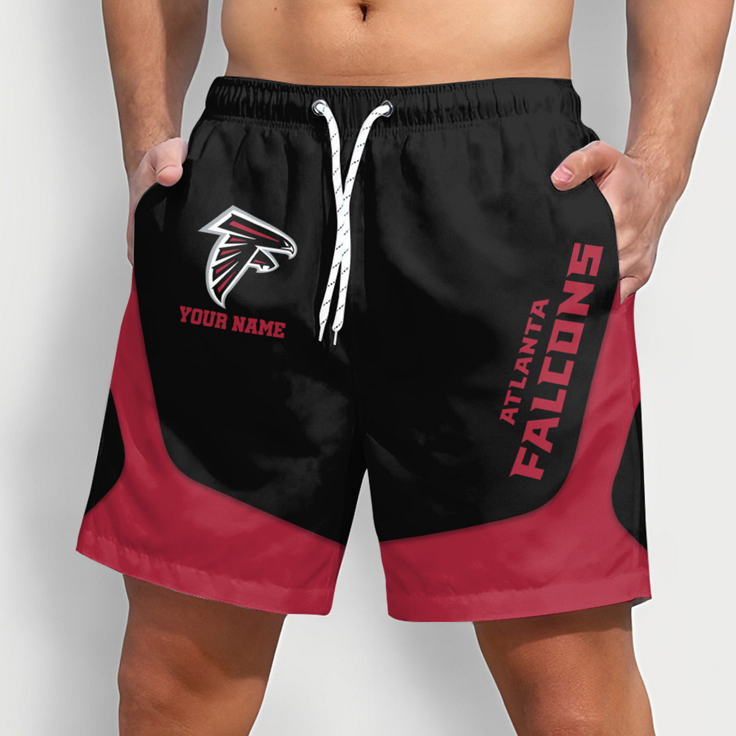 ATL x NFL Team Special Short Pants For Men Custom Name Gifts DATND TANTD25