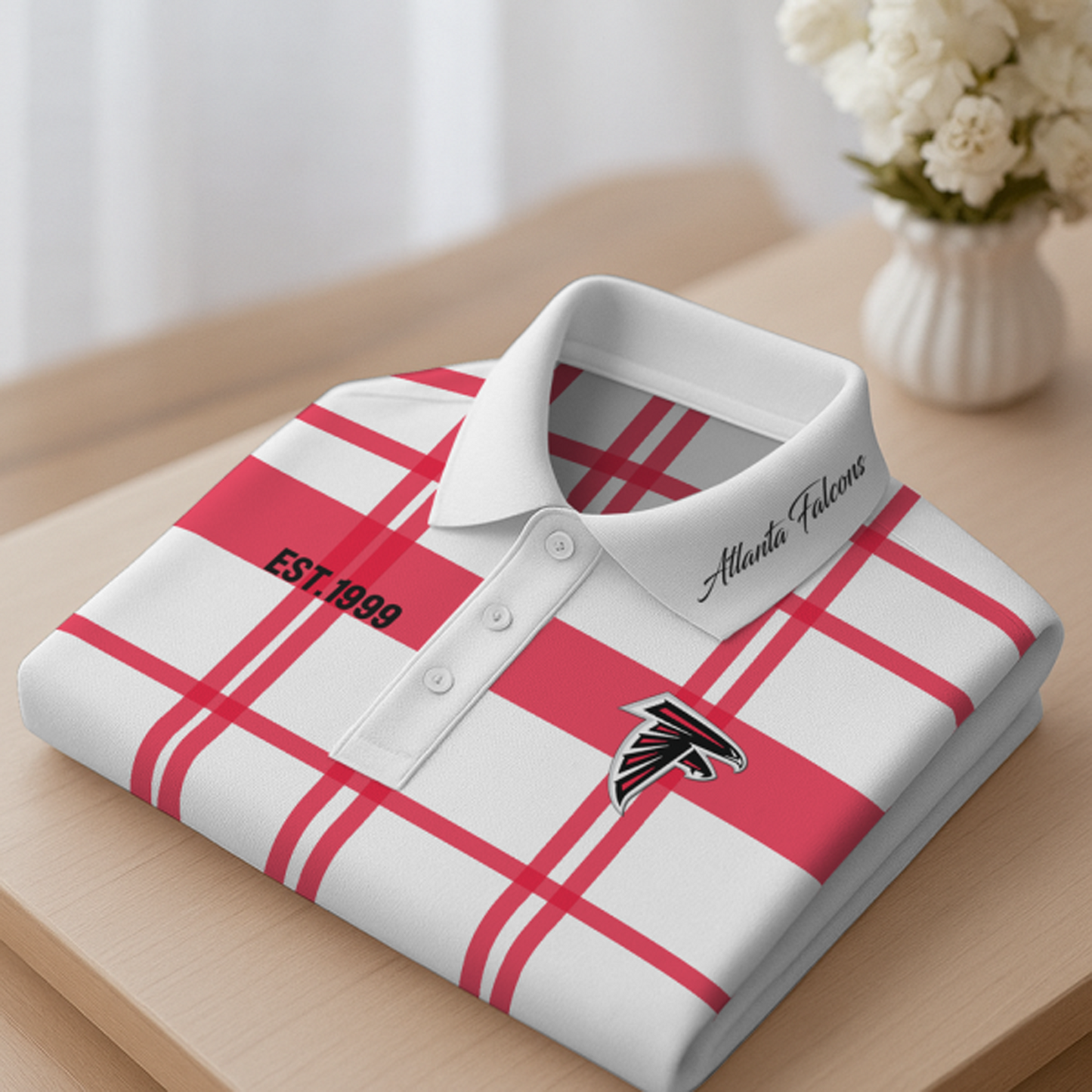 ATL X Premium NFL New Polo Long Sleeve V1 NAK NHT