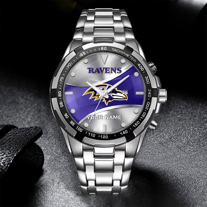 BAL x NFL Alloy Men Quartz Watch - Custom Name DATND TANTD