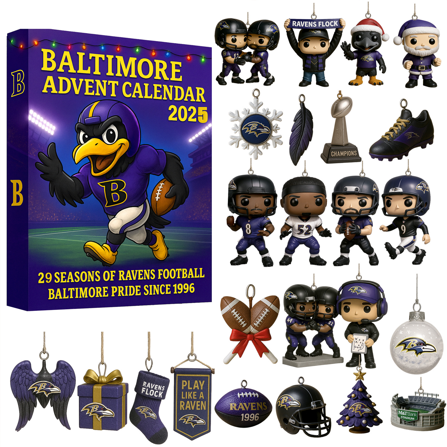 BAL x NFL Anniversary Advent Calendar DATND TANTD