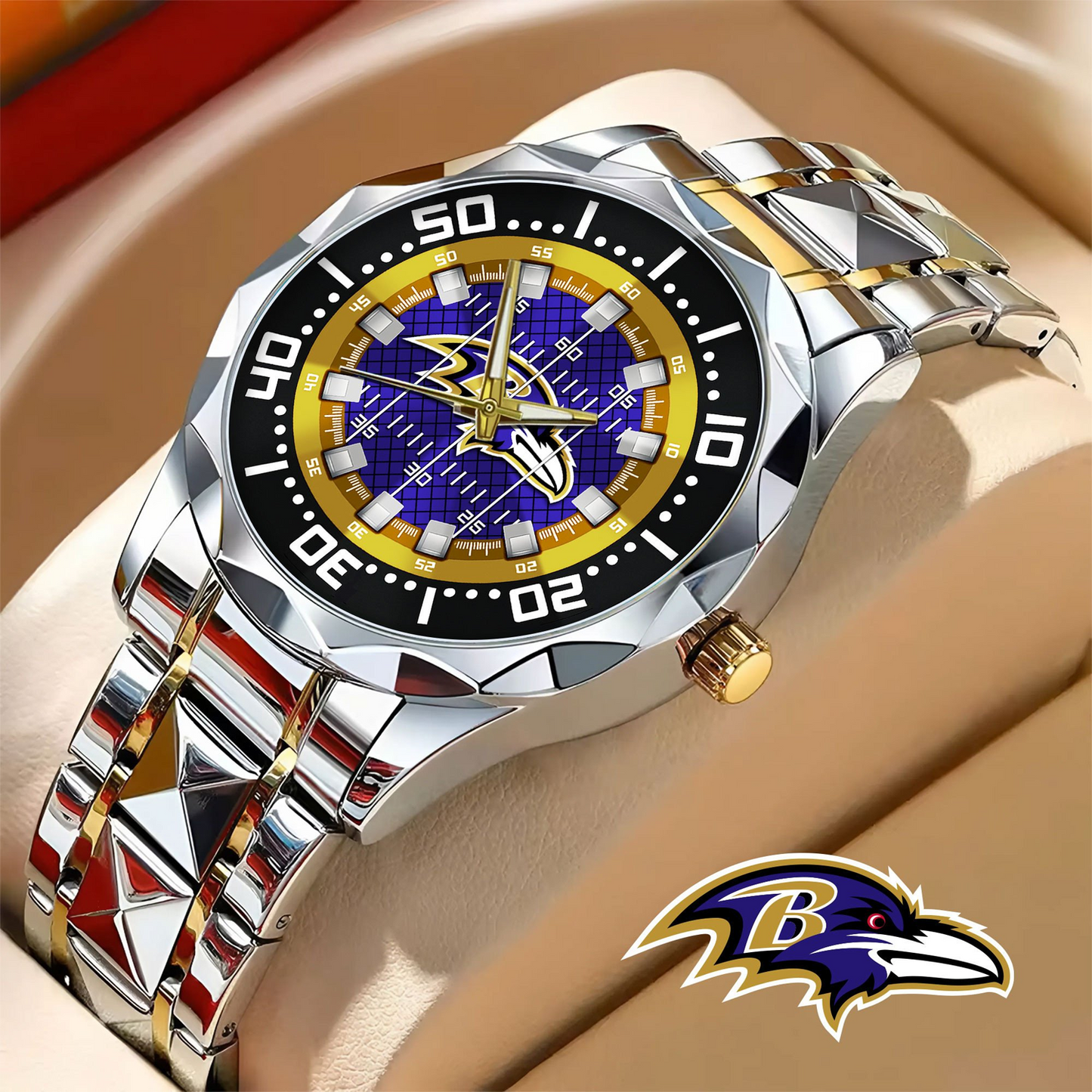 BAL x NFL Camaro Elegant Fashion Design Men Watch DATND TANTD