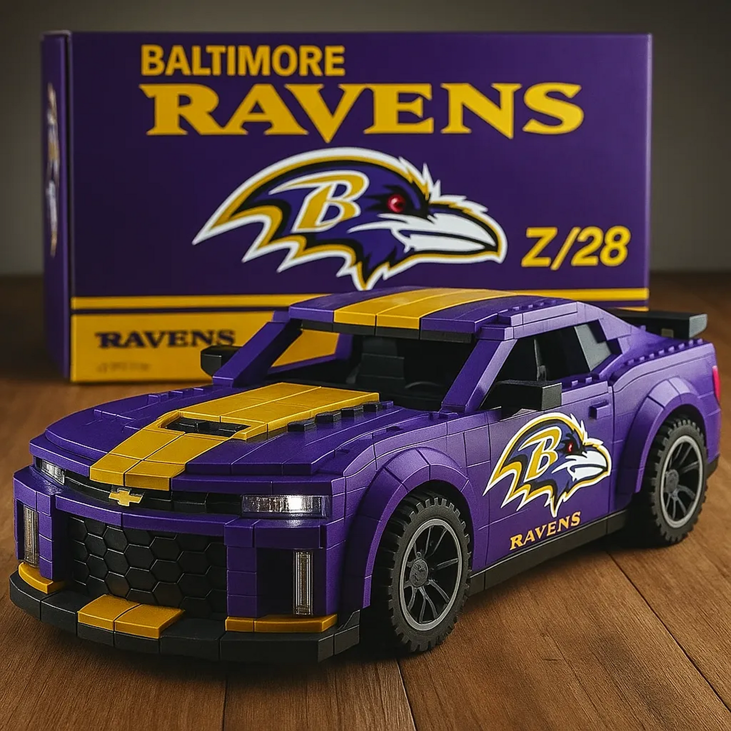 BAL x NFL Football Team Camaro Z28 DATND TANTD