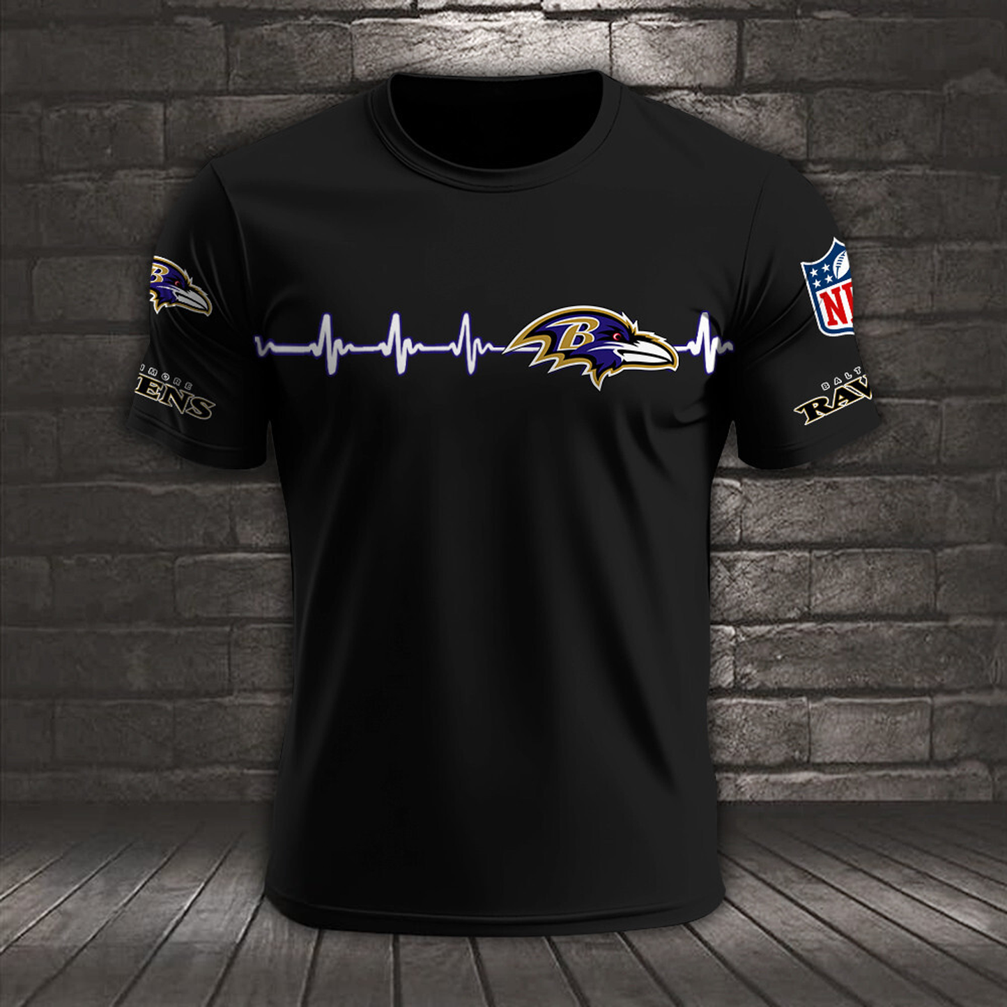 BAL x NFL Heart Rate Map Special 3D Shirt DatND ThuongNH