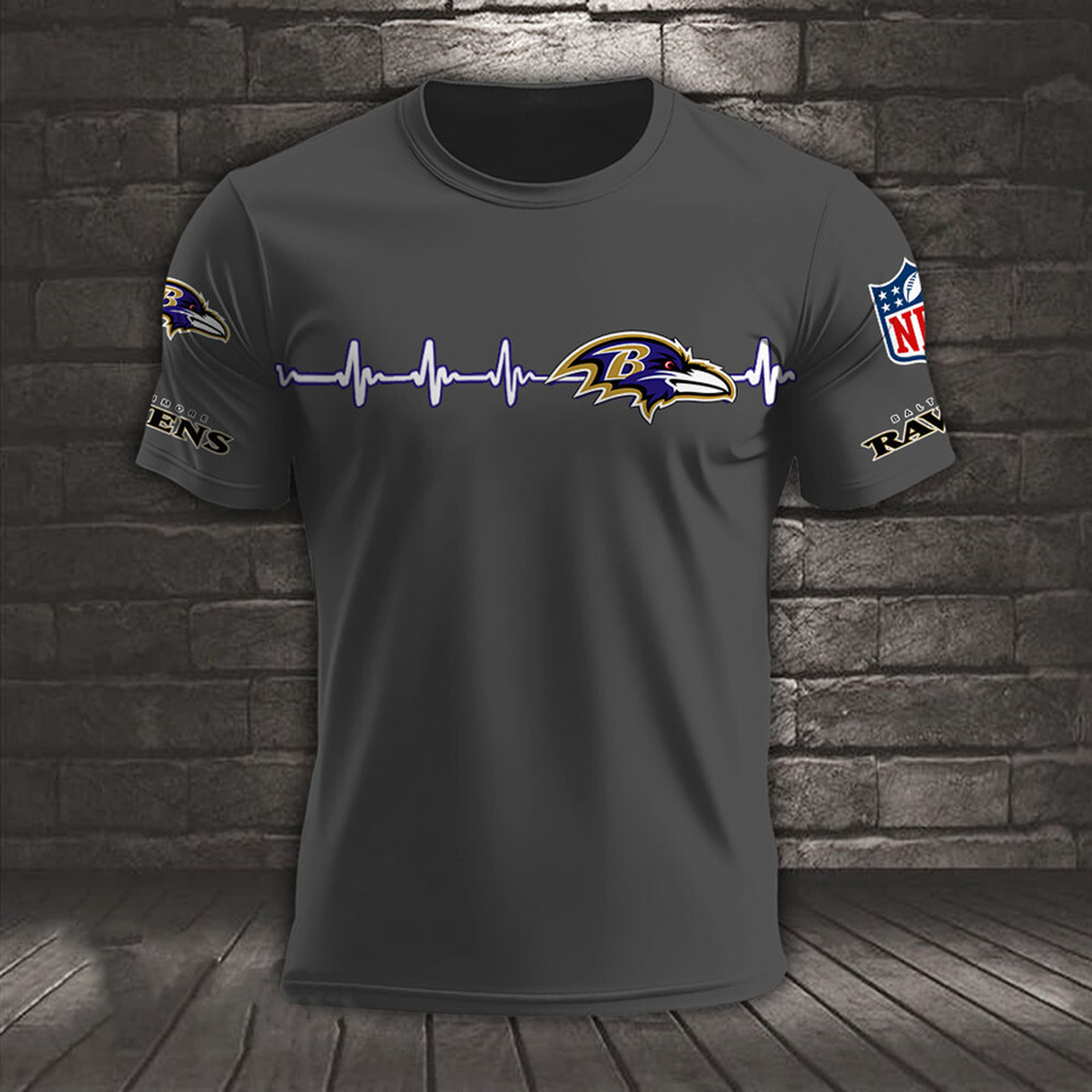 BAL x NFL Heart Rate Map Special 3D Shirt DatND ThuongNH