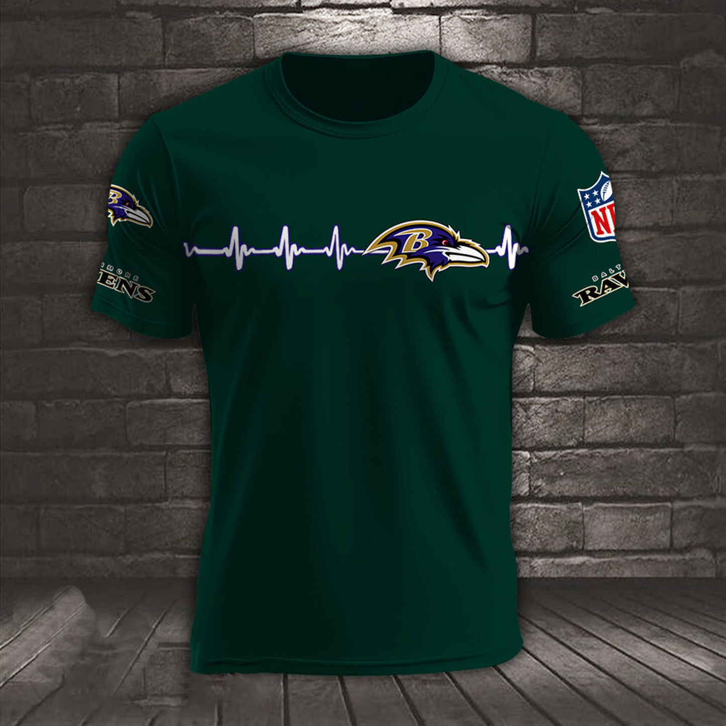 BAL x NFL Heart Rate Map Special 3D Shirt DatND ThuongNH