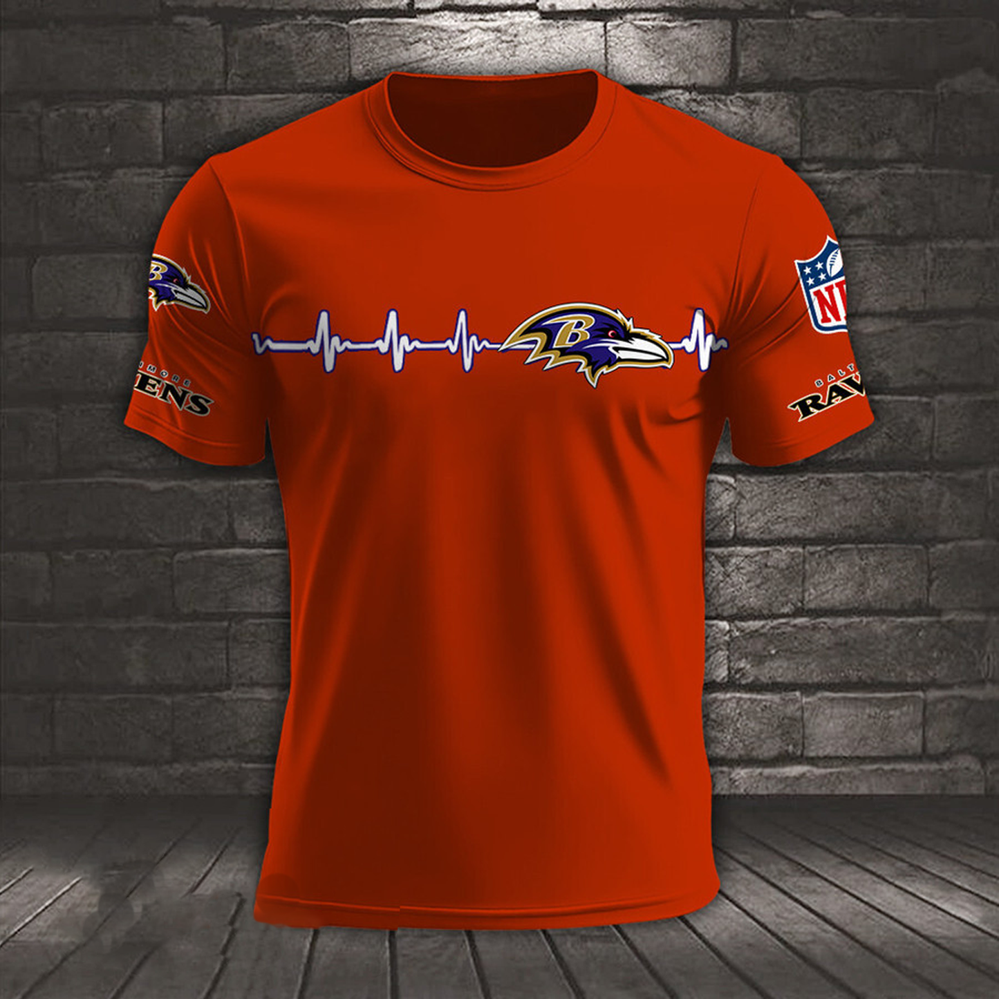 BAL x NFL Heart Rate Map Special 3D Shirt DatND ThuongNH