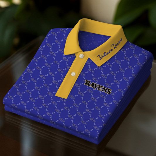 BAL x NFL Premium Polo Shirt 3008 DatND DVT