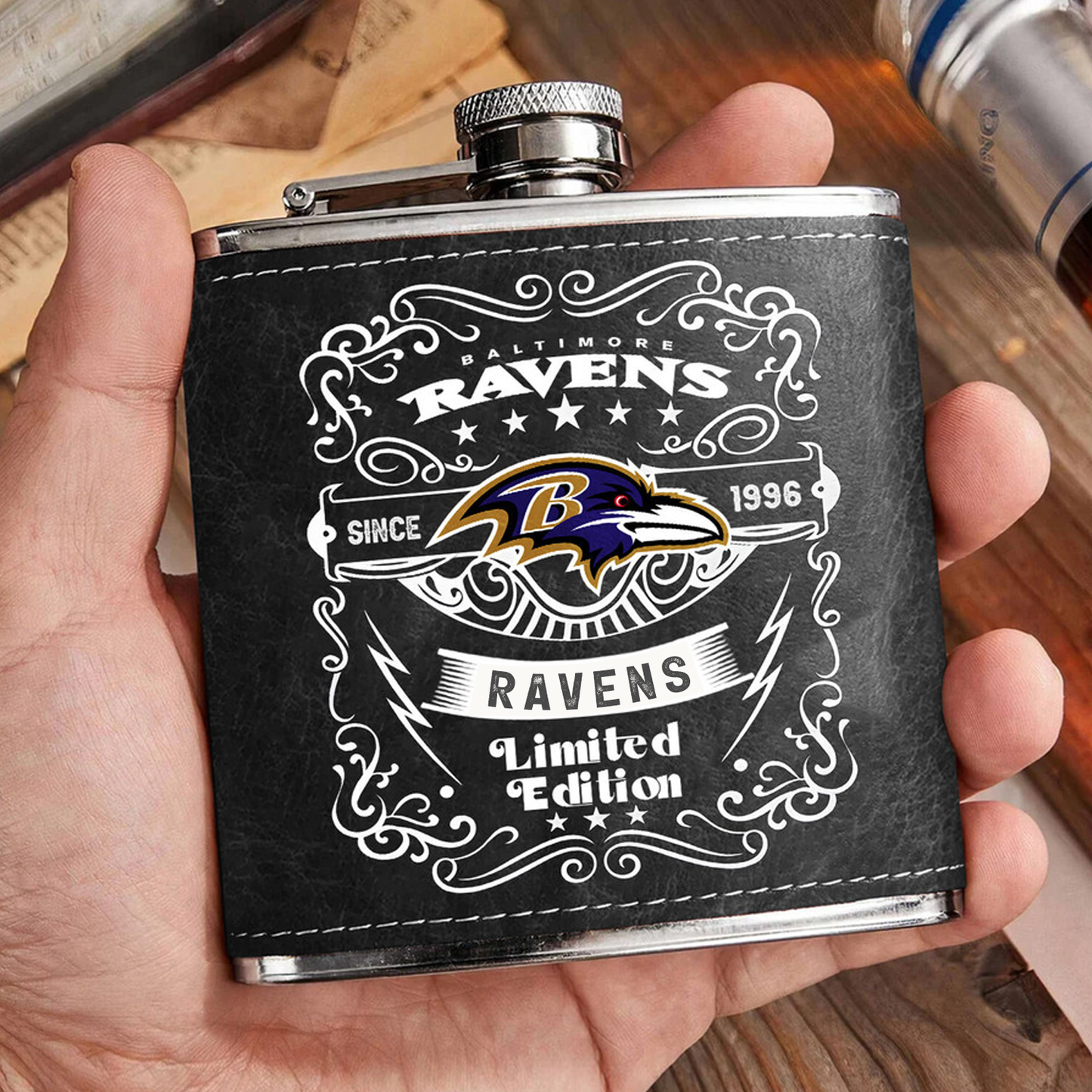 BAL x NFL Stainless Steel Flask DatND ThuongNH