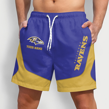 BAL x NFL Team Special Short Pants For Men Custom Name Gifts DATND TANTD25