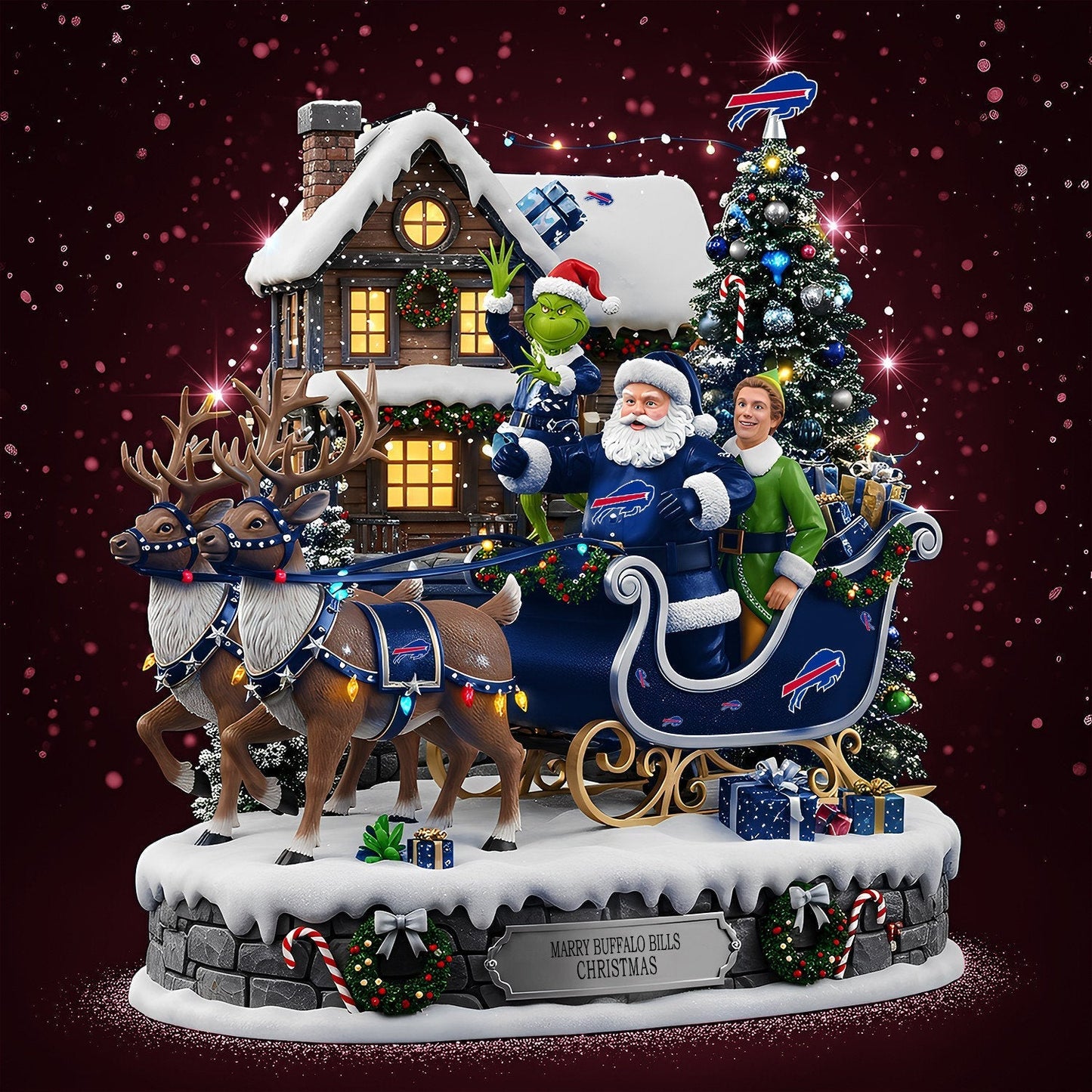 BB Acrylic Block - NFL Christmas Gift For Fans DDT CTND