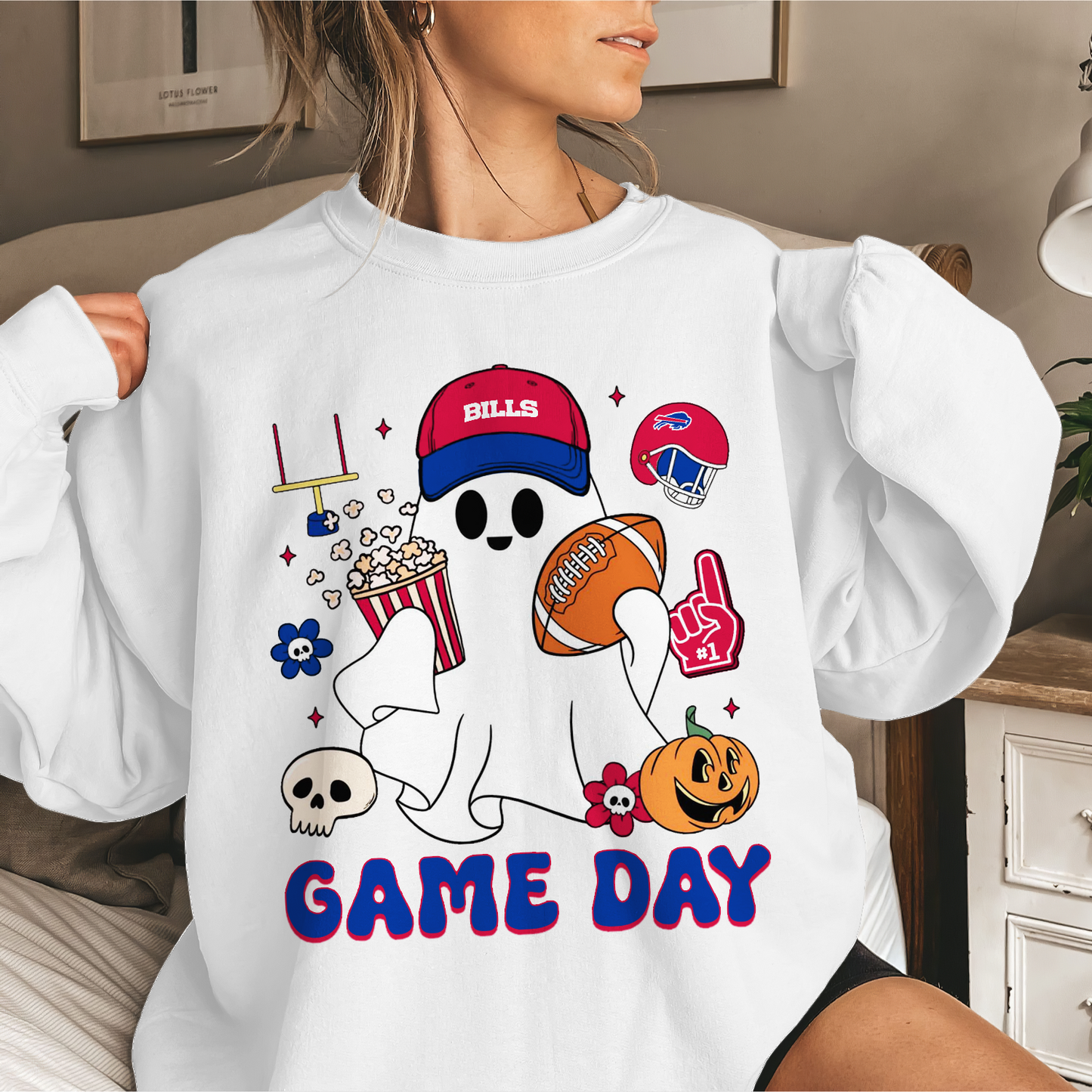 BB Game Day Football Ghost Sweatshirt DDT NTL