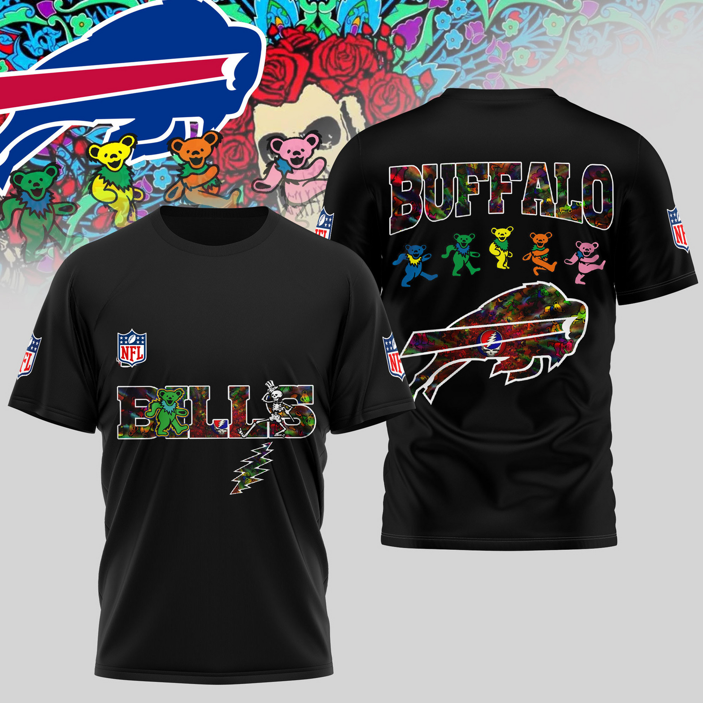 BB Premium NFL Dancing Bear T-Shirt DDT HLPHUONG