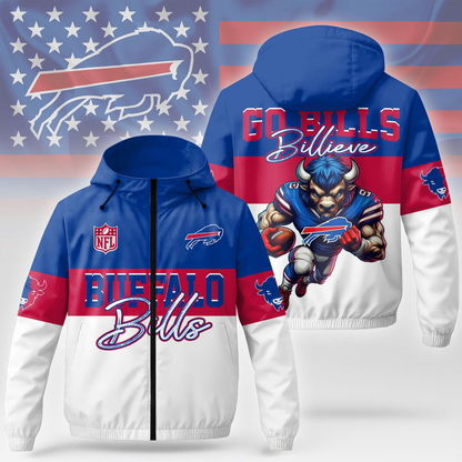 BB Premium NFL Fan Pride Windbreaker Jacket DDT NTL