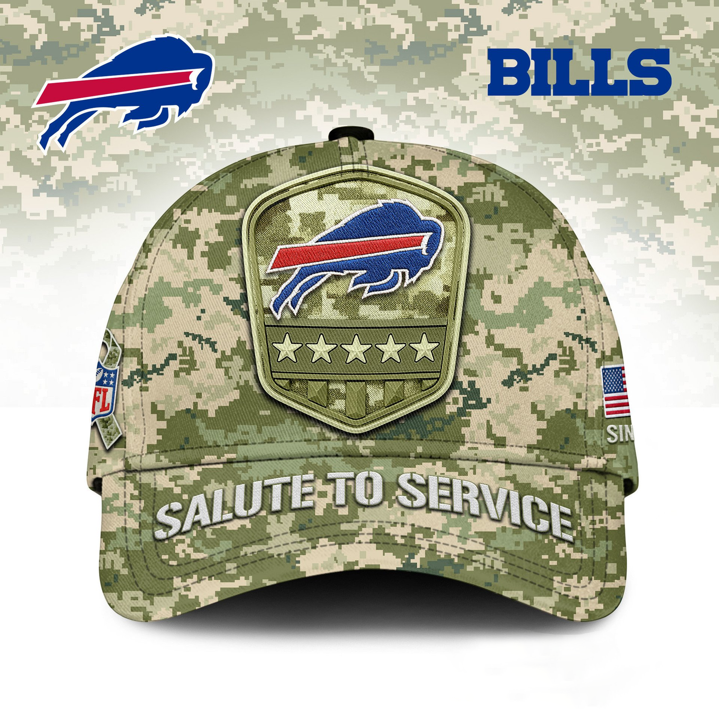 BB Premium NFL Salute To Service Classic Cap DDT  NTL