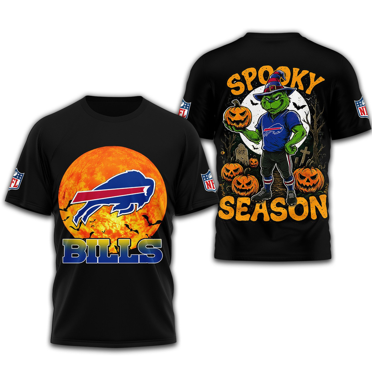 BB Premium NFL Spooky Season 3D Shirt DDT CTND