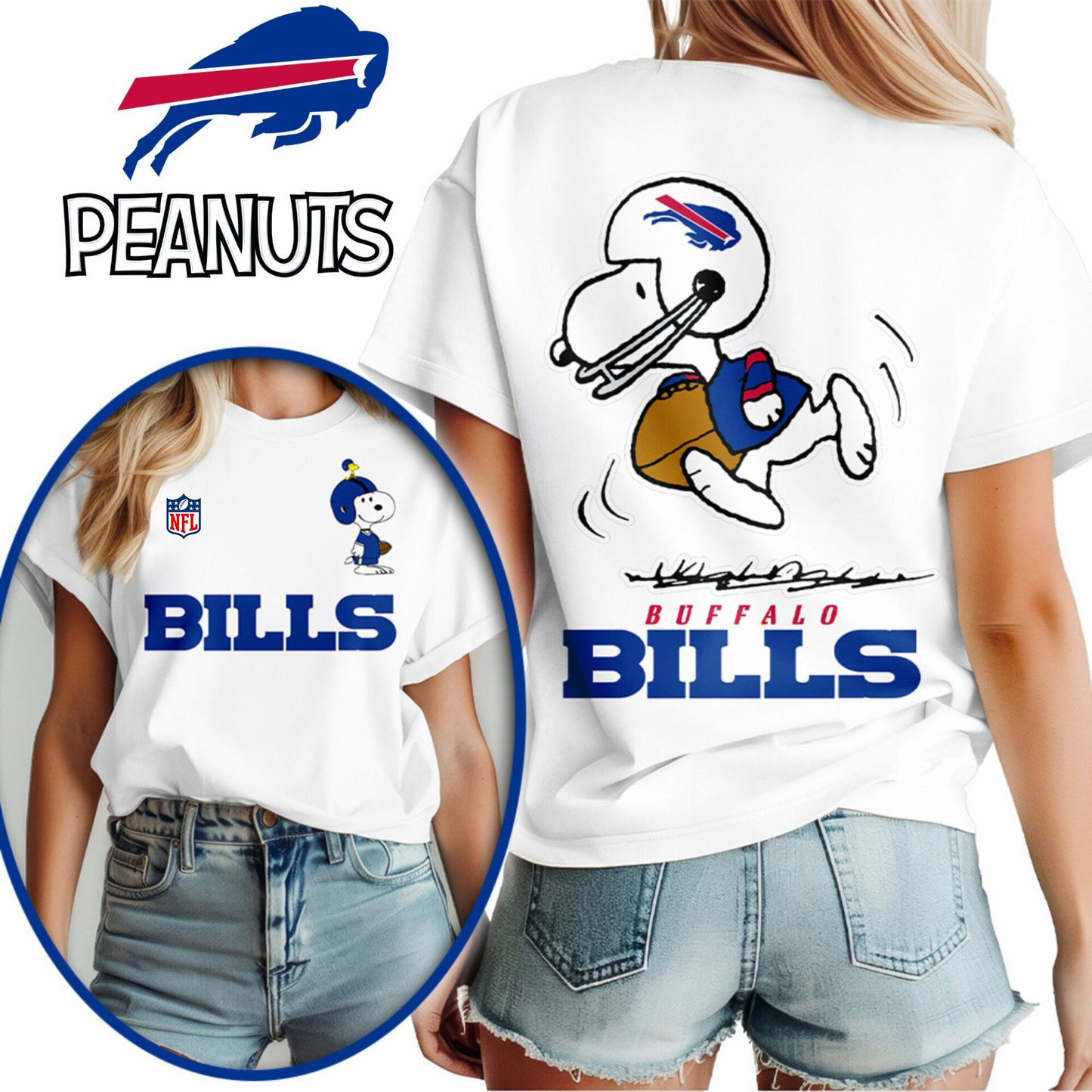 BB Premium NFL x Peanuts 3D Shirt DDT CTND