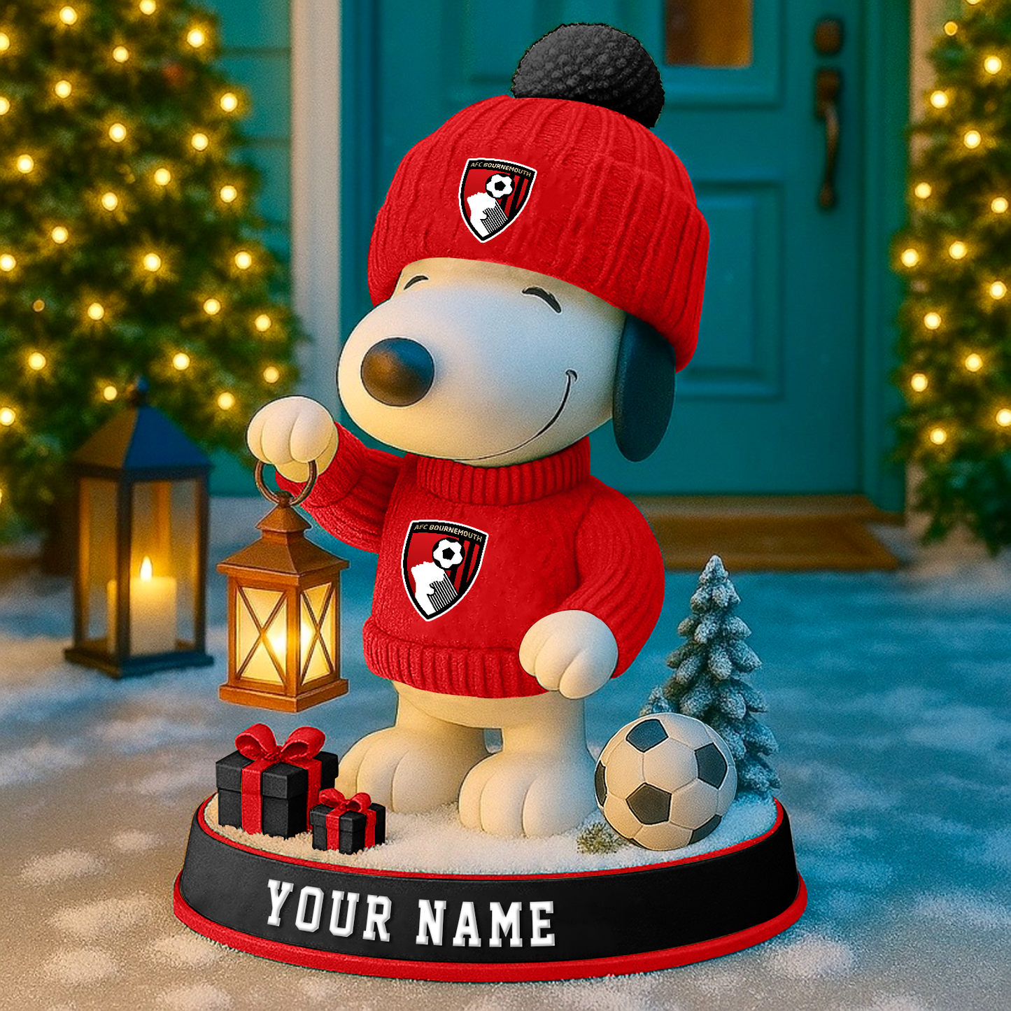 BOU X EPL Christmas Snoopy Fan Light Statue 2025 V1 NAK NHT 81125
