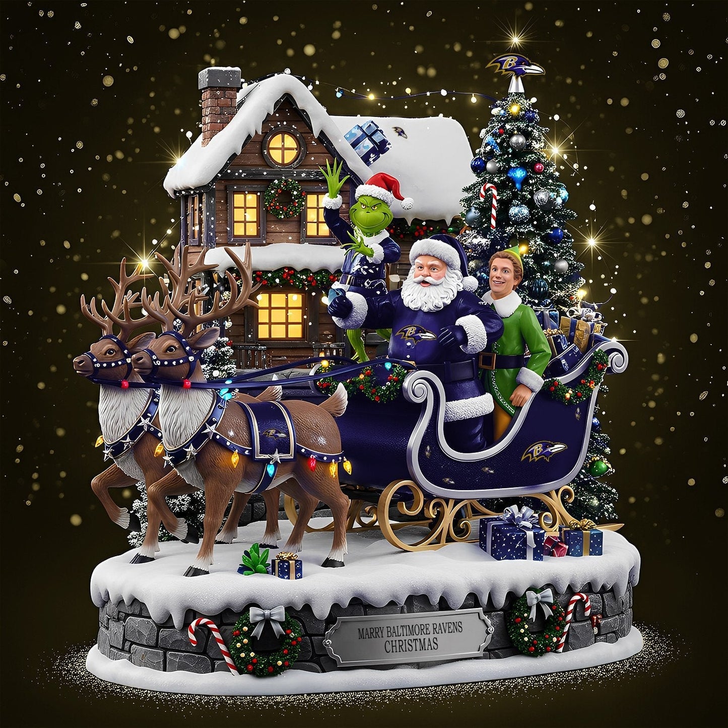 BR Acrylic Block - NFL Christmas Gift For Fans DDT CTND