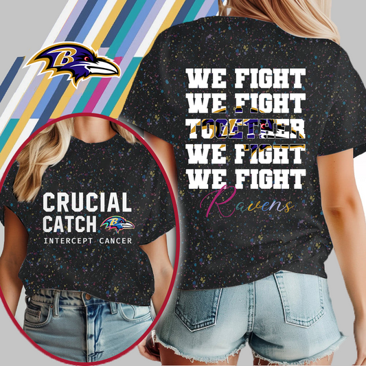 BR NFL Crucial Catch We Fight Together T-Shirt DDT HLPHUONG
