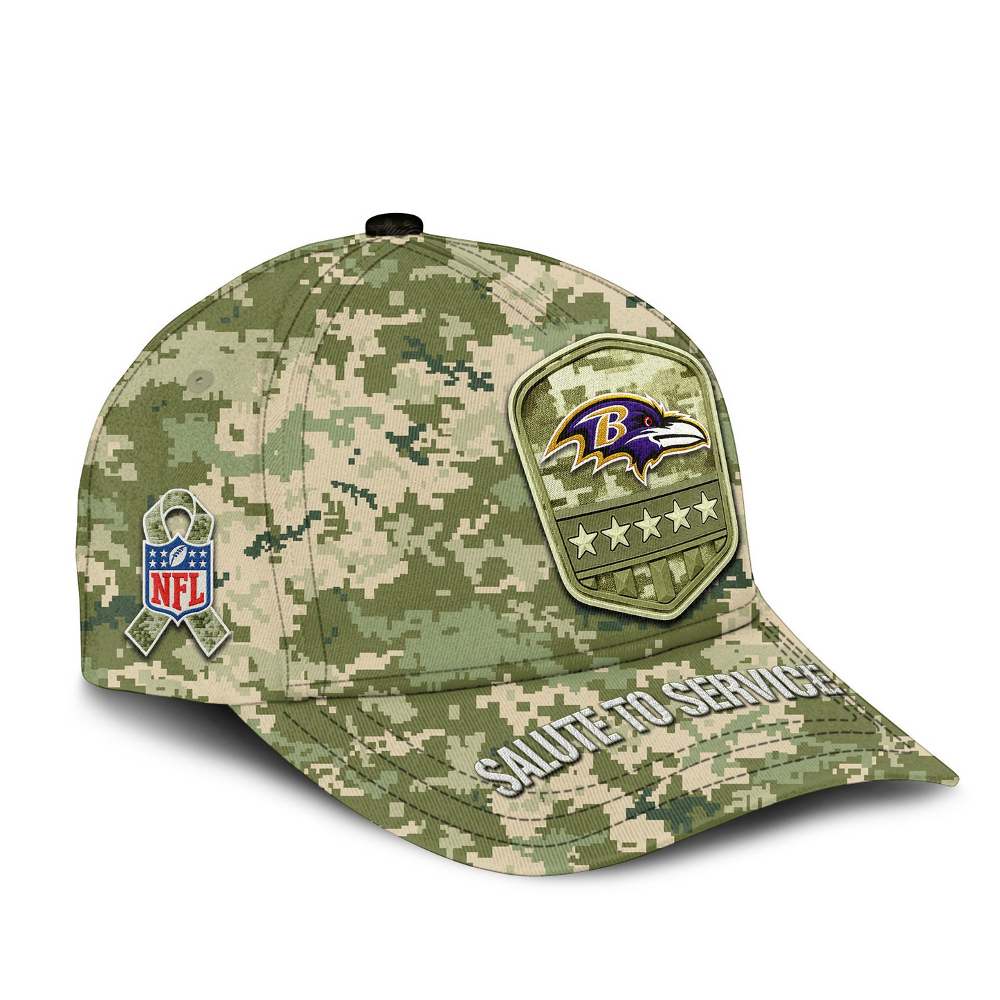 BR Premium NFL Salute To Service Classic Cap DDT  NTL