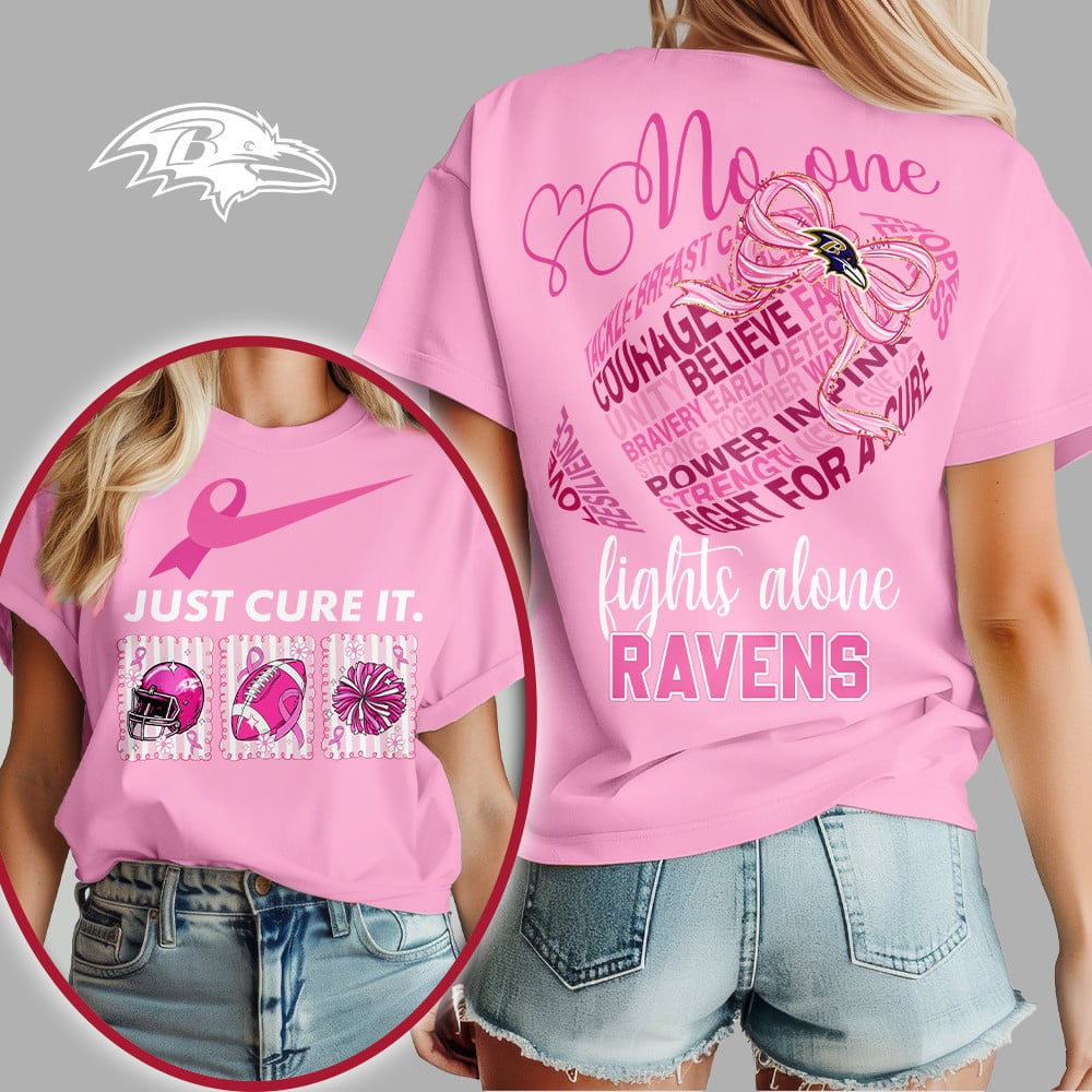 BR x Premium NFL Breast Cancer Awareness T-Shirt DDT HLP