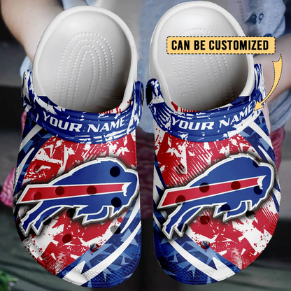 BUF  x NFL Crocs Crocband Clogs Shoes DatND DVT