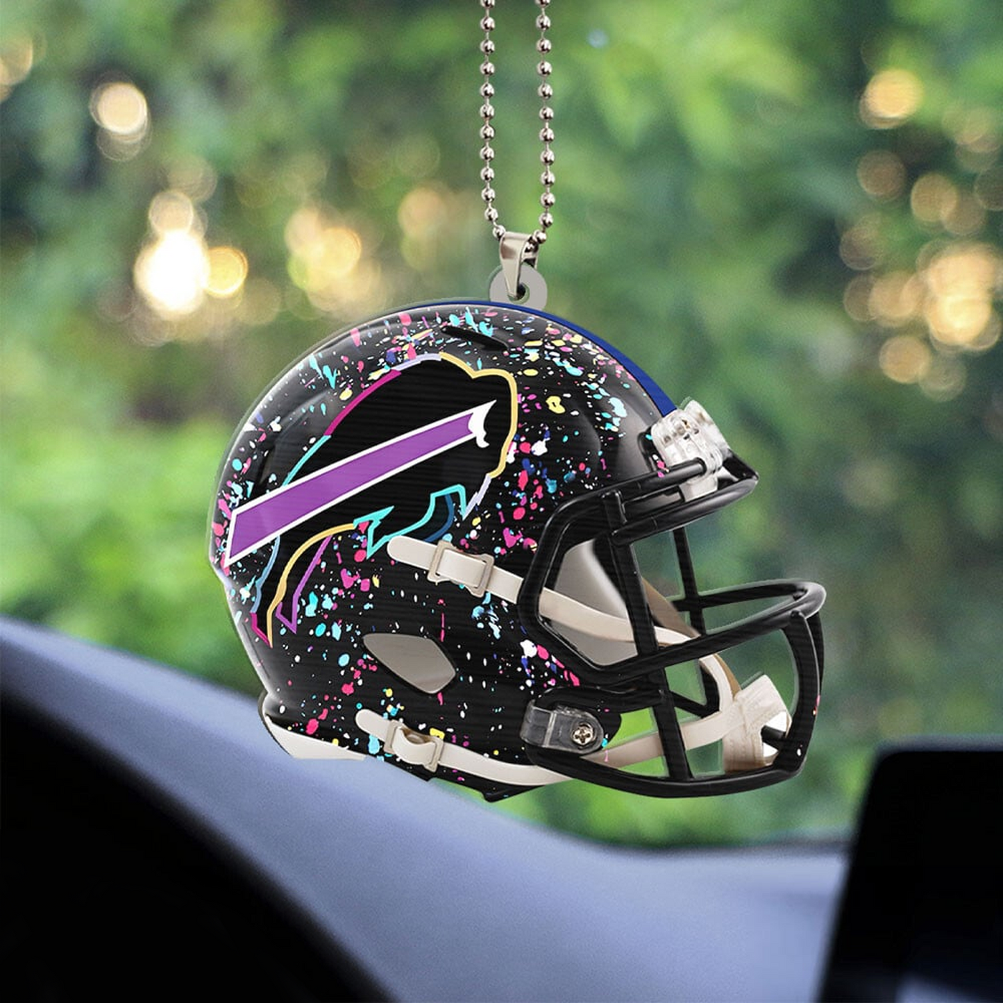 BUF x NFL Custom Shape 2-sided Car Ornament DATND TANTD