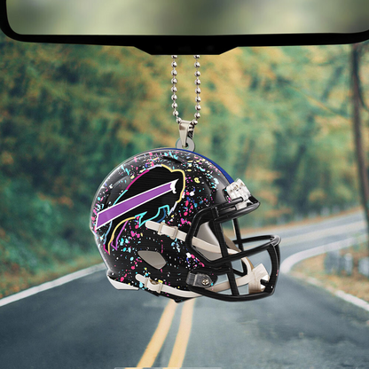 BUF x NFL Custom Shape 2-sided Car Ornament DATND TANTD