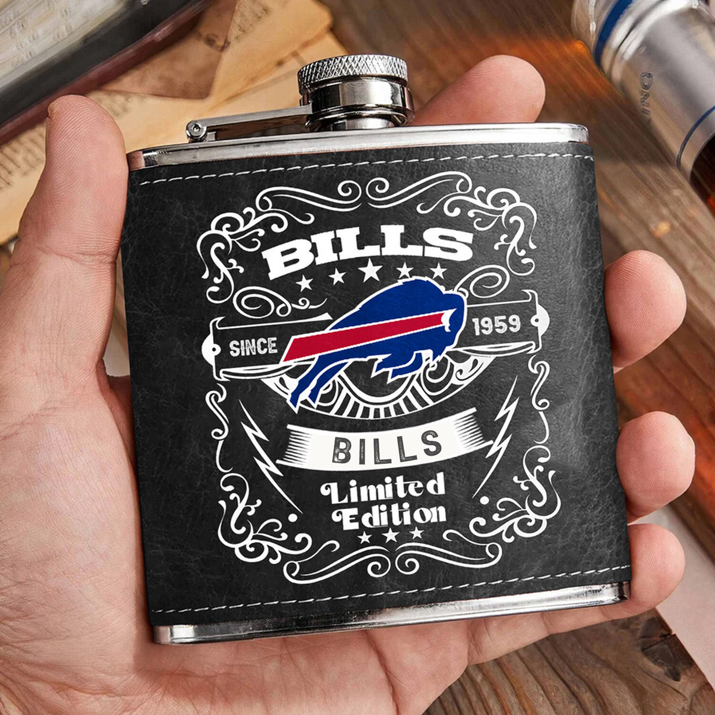 BUF x NFL Stainless Steel Flask DatND ThuongNH