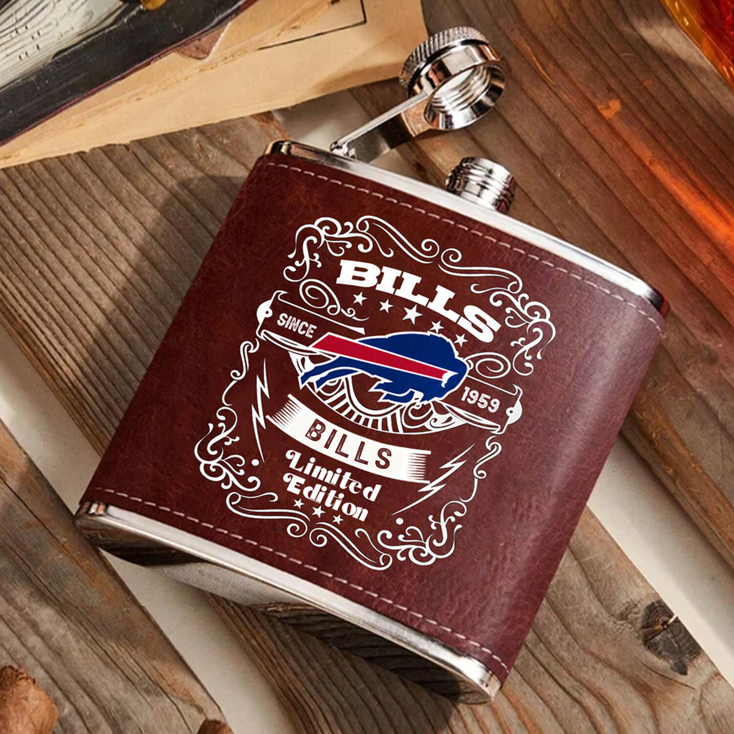 BUF x NFL Stainless Steel Flask DatND ThuongNH