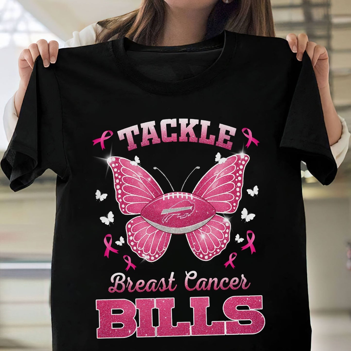 BUF x NFL Tackle Breast Cancer 2D Shirt DatND ThuongNH