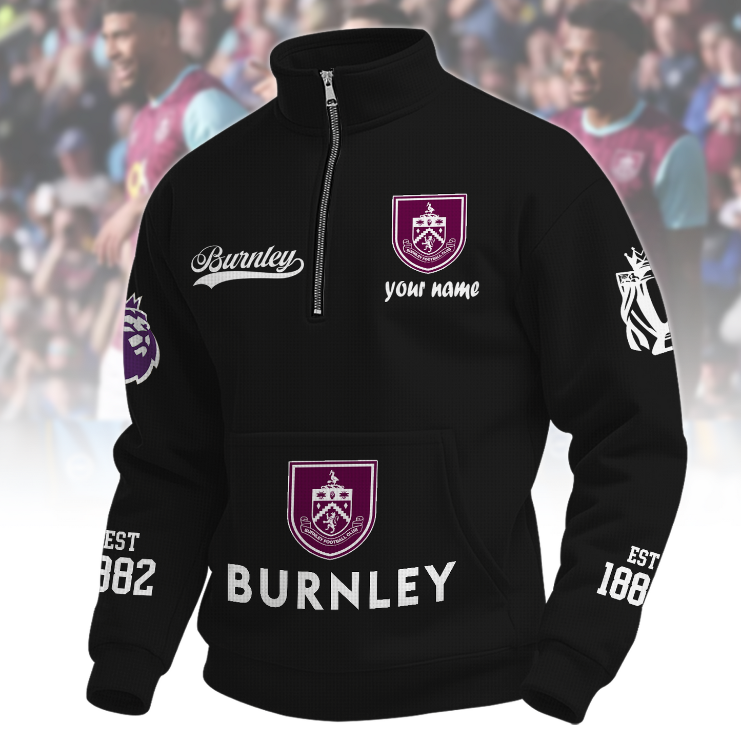 BUR x EPL Quarter-Zip Sweatshirt DatND DVT