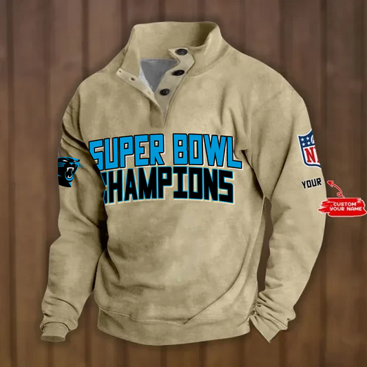 CAR x NFL Double Breasted Stand Collar Hoodies DATND TANTD