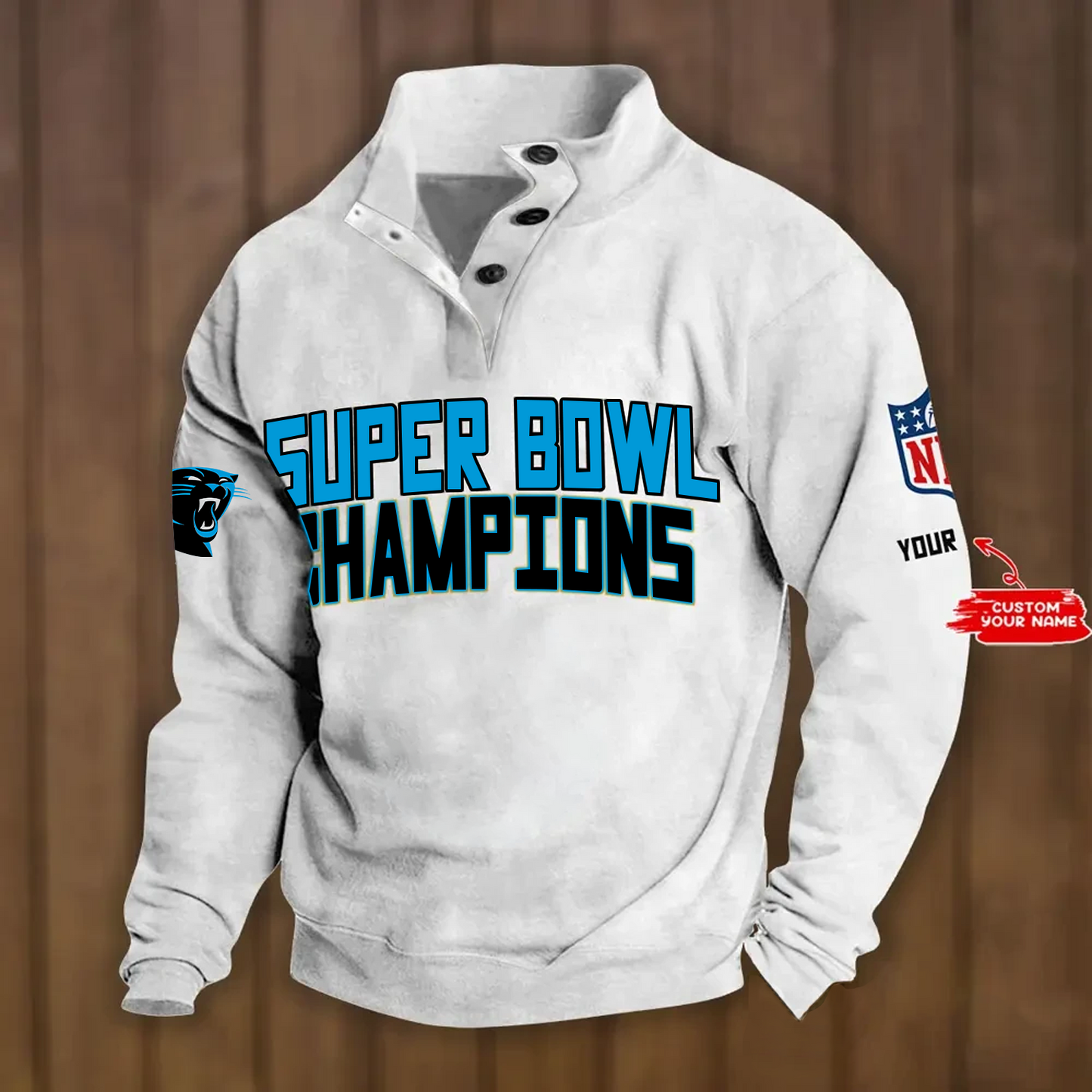 CAR x NFL Double Breasted Stand Collar Hoodies DATND TANTD
