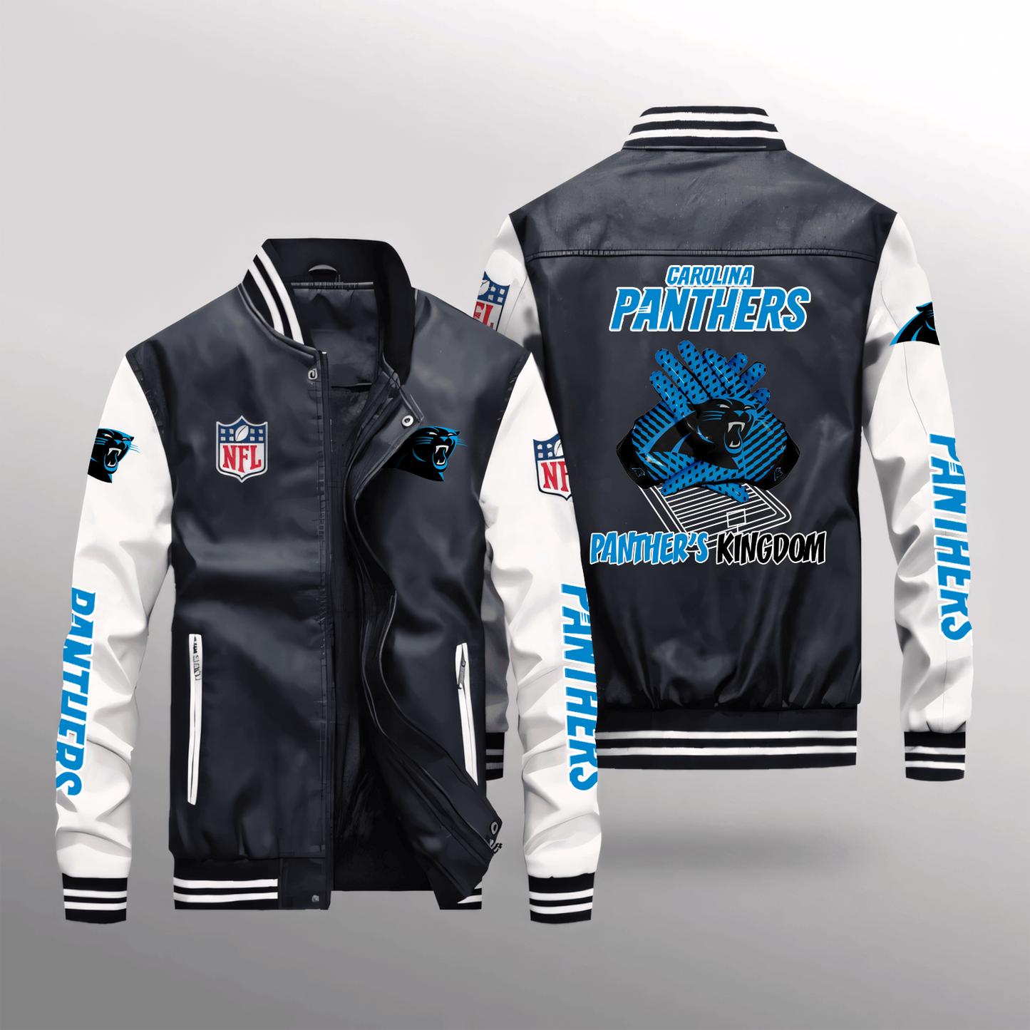 CAR x NFL Leather Bomber Jacket DATND TANTD