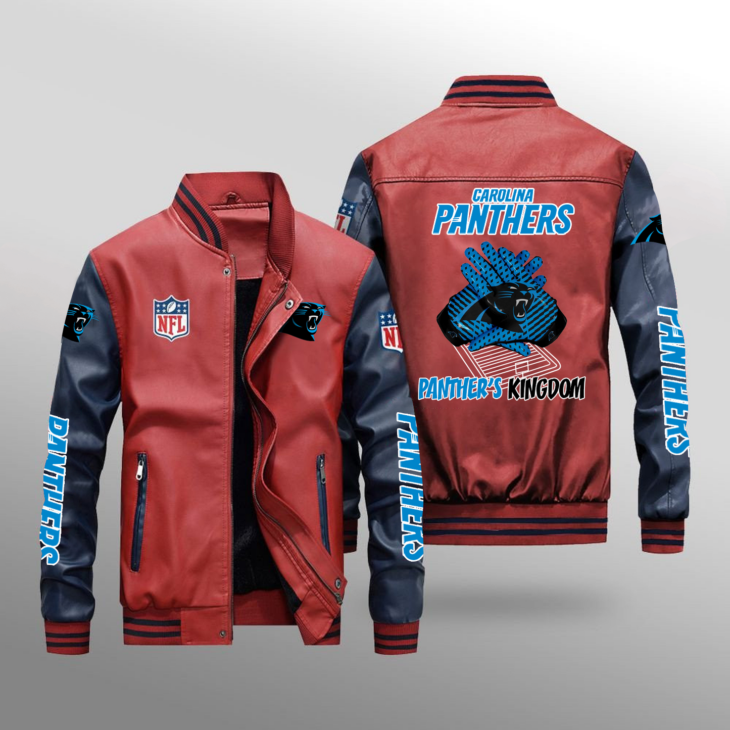 CAR x NFL Leather Bomber Jacket DATND TANTD