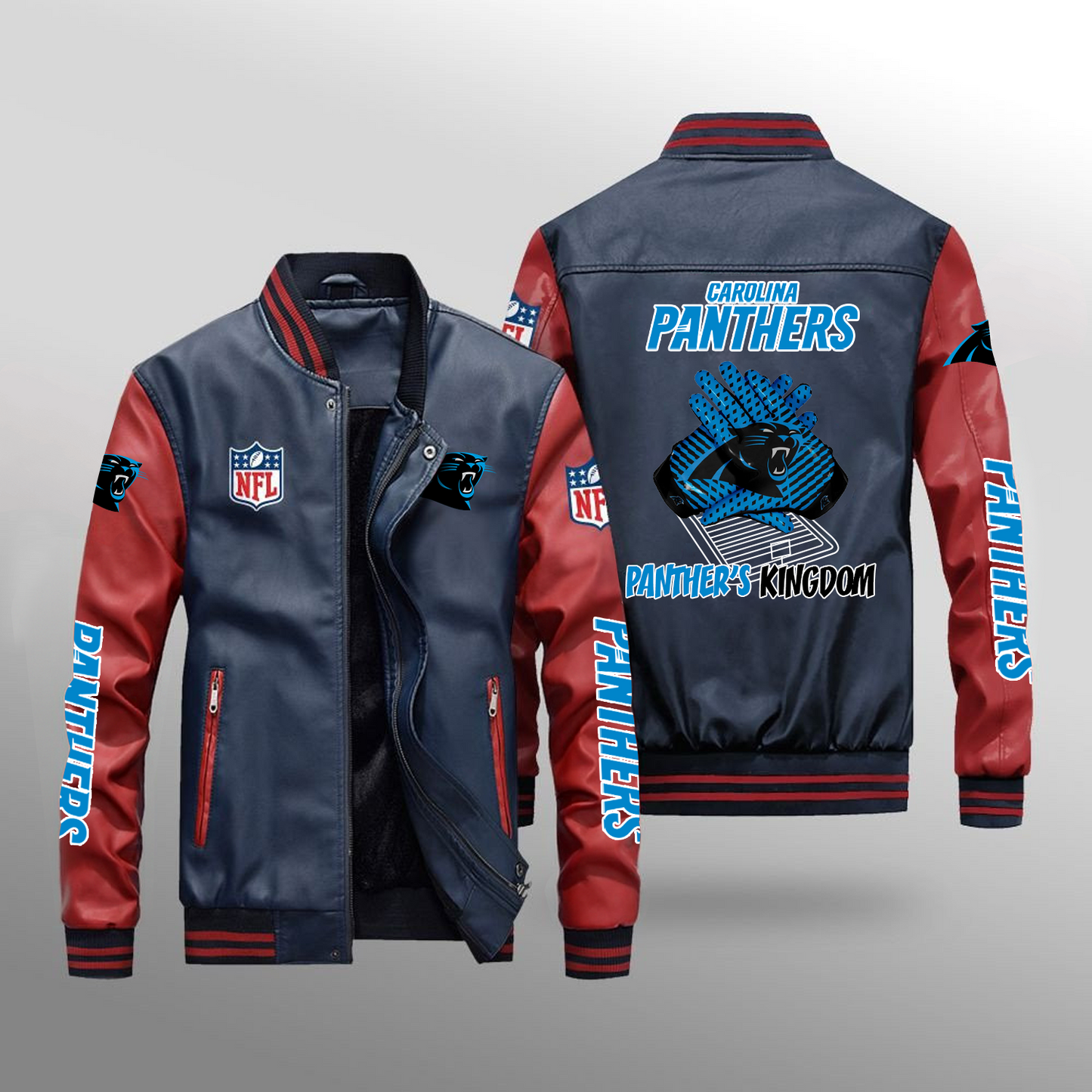 CAR x NFL Leather Bomber Jacket DATND TANTD